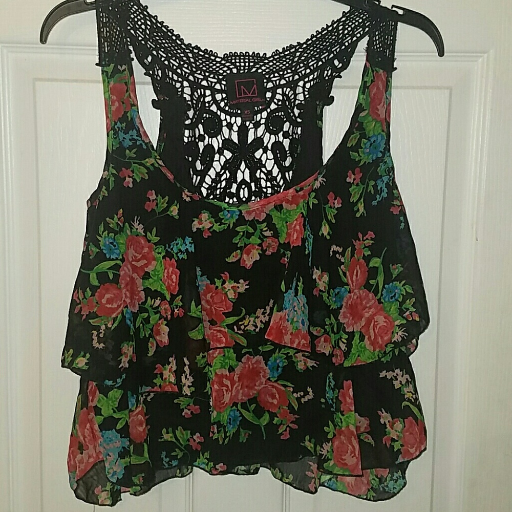 Sheer women's sleeveless top